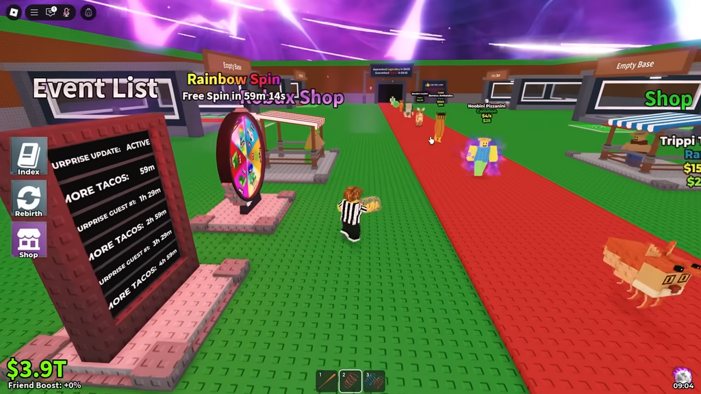 6878C459DB9B4-Ussinutzung Wahnsinnige unendliche Merkmale Glück in Roblox stehlen ein Brainrot-Update ... 8-0 Screenshot.png